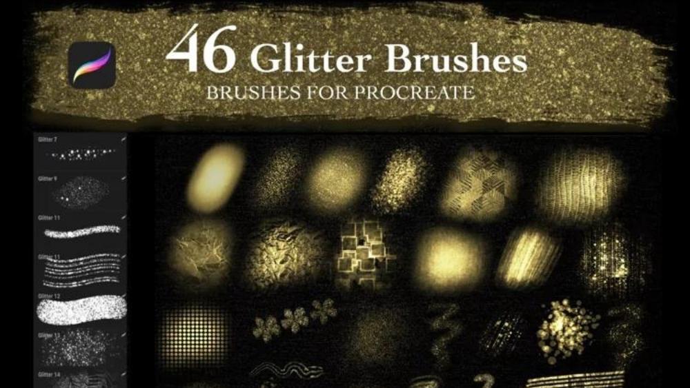 Procreate Glitter Brush - 7