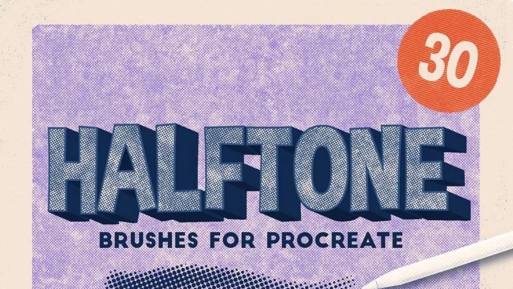 Procreate Halftone Brushes 9