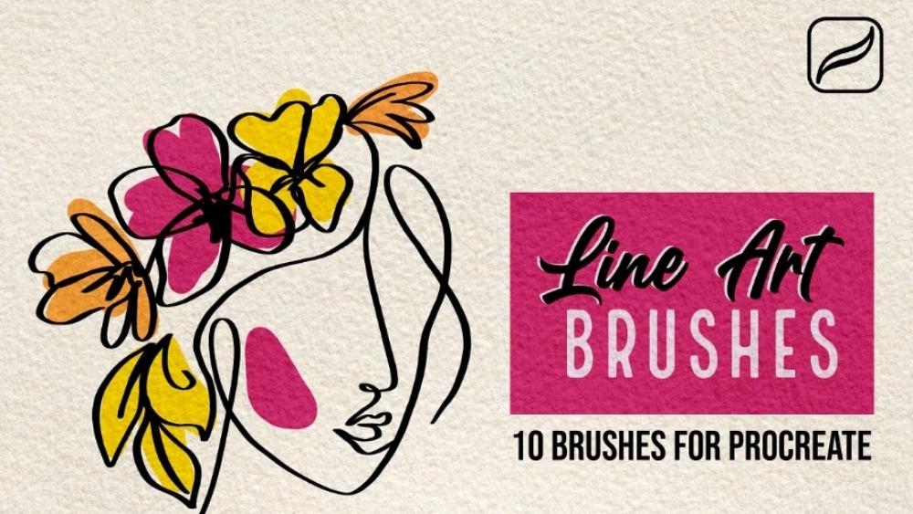 Procreate Lineart Brush - 8