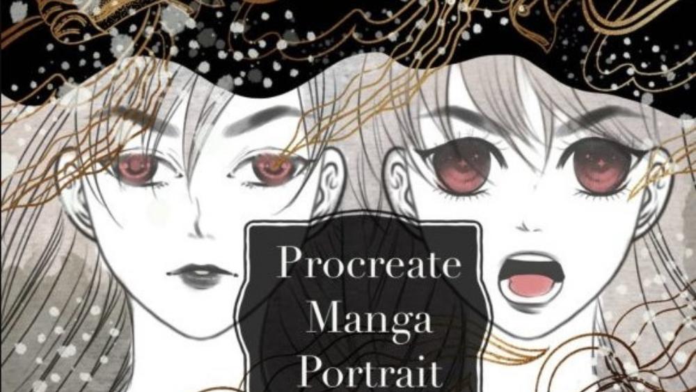 Procreate Manga Portrait Brushes - 10