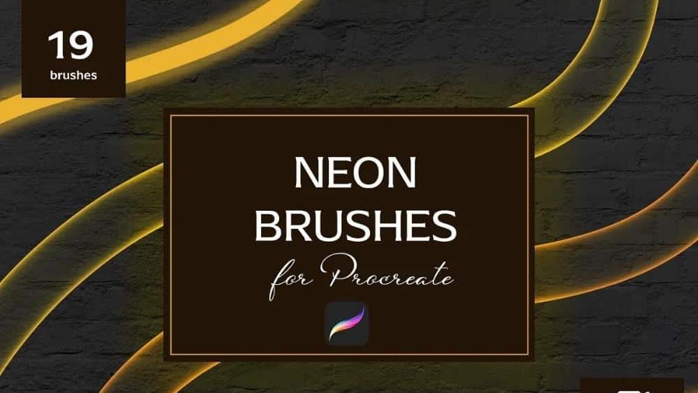 Procreate Neon Brush 7