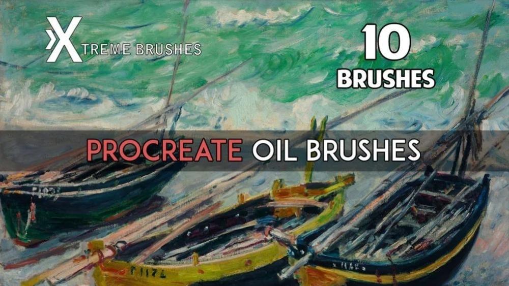 Procreate Oil Brushes - 10