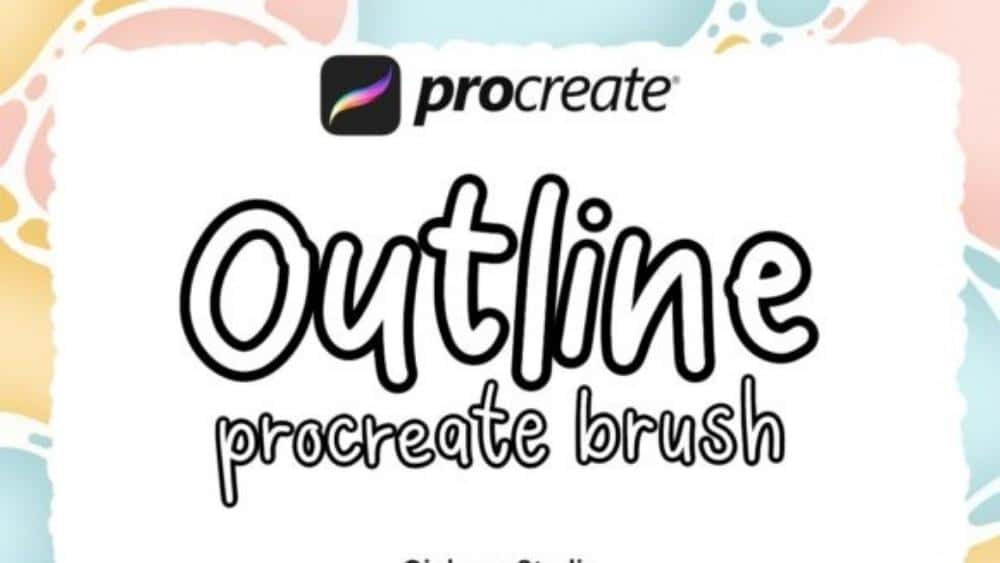 Procreate Outline Brush 4