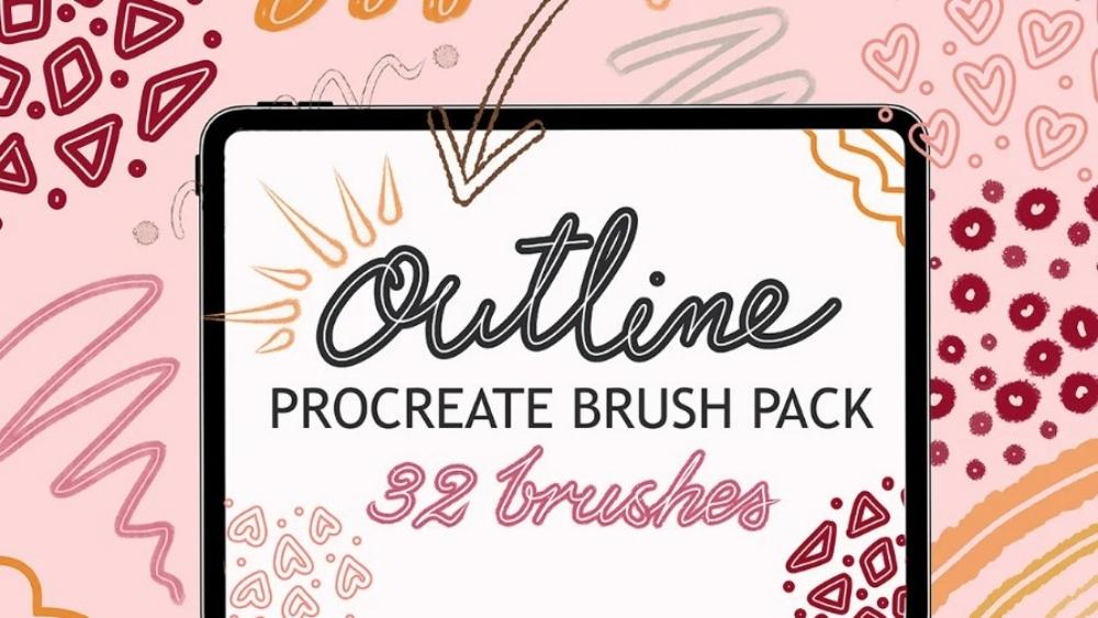 Procreate Outline Brush 5