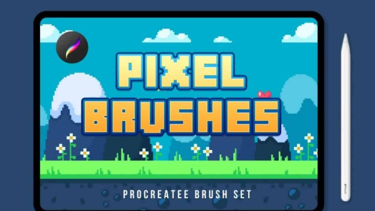 Procreate Pixel Brush Set 12