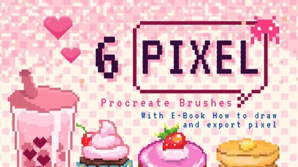 Procreate Pixel Brush Set 3