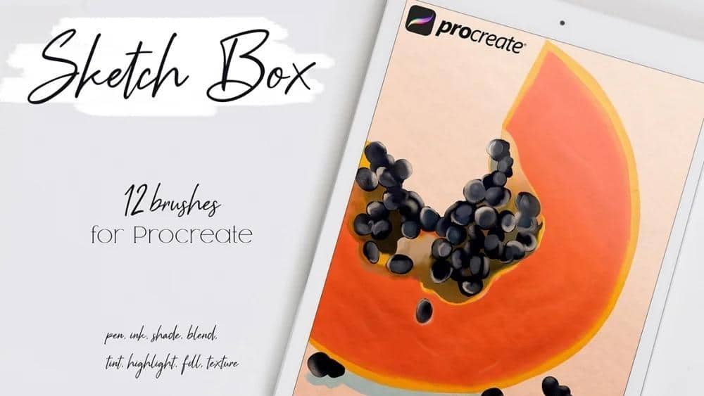 Procreate Sketch Box Brushes - 1