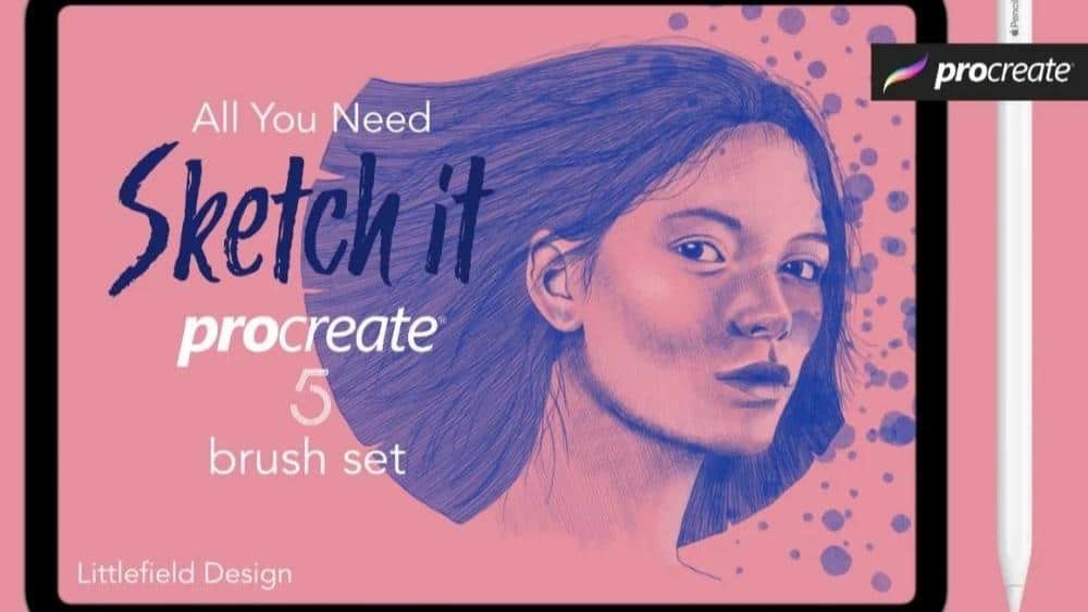 Procreate Sketch Brushes - 9