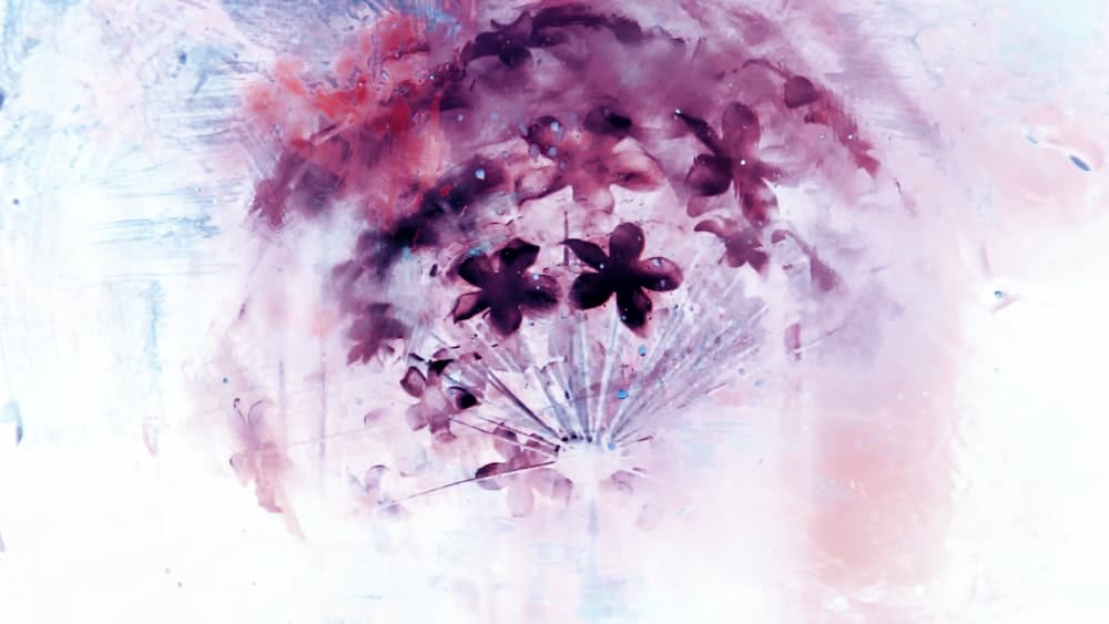 Purple Petals: A Mindful Artistic Expression