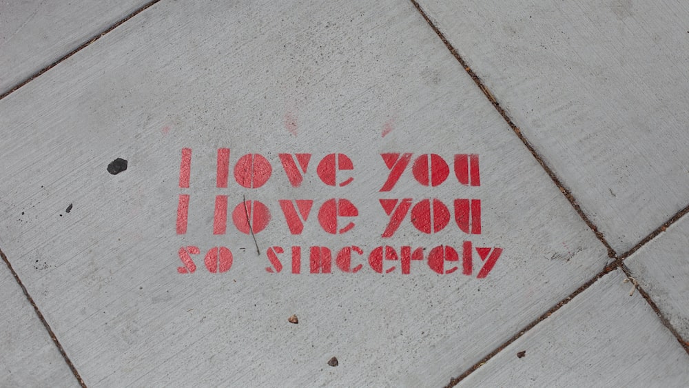 Sincere Expression: I Love You, I Love You, So Seriously