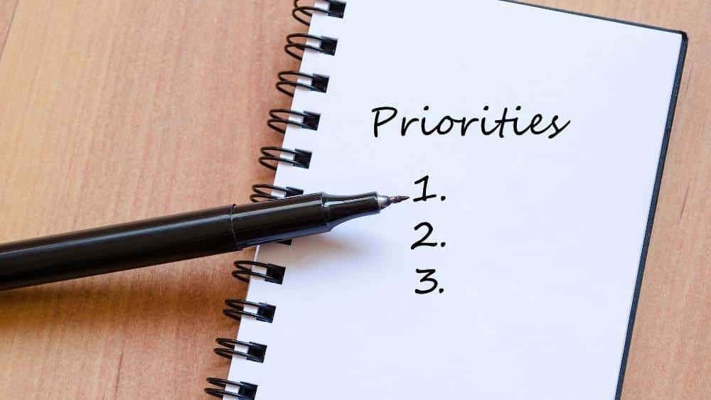 Step 3 Assign The Priority Level