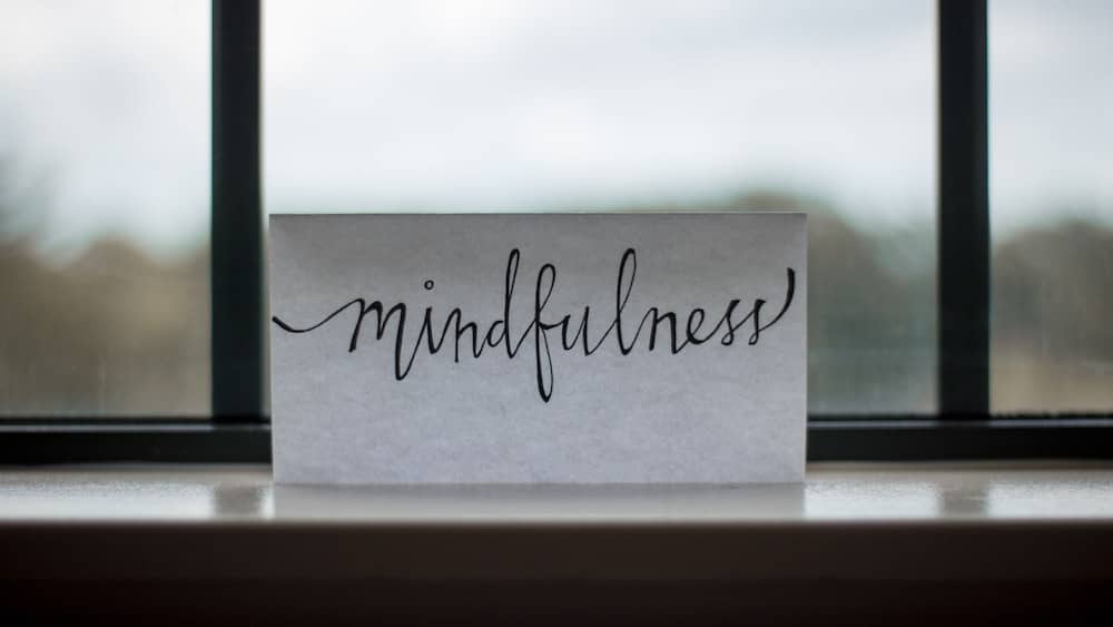 The Joy of Mindfulness: Illustrated by a Printed Paper Near Window