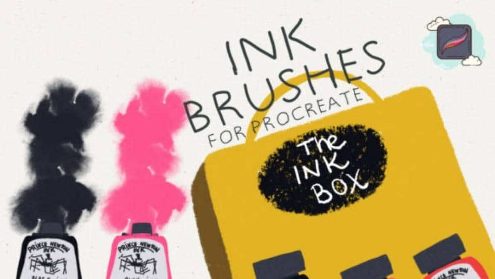 The Procreate Ink Box - Procreate Inking Brushes