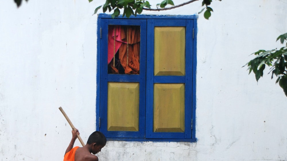 Visualizing a Beginner's Mind: A Monk in Orange