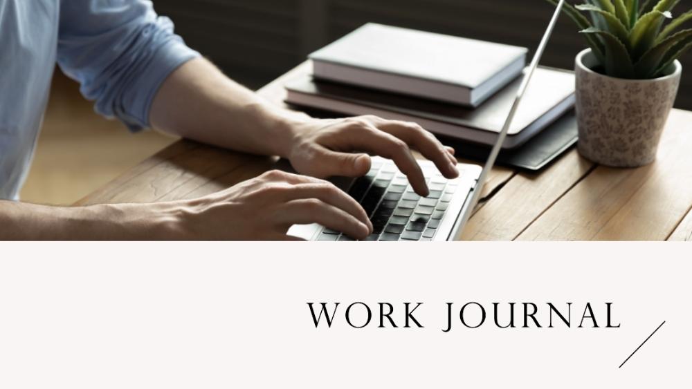 Work Journal Blog Banner