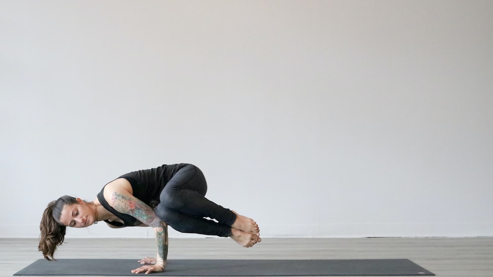 Yoga for Mindfulness: Advanced Pose Illustration